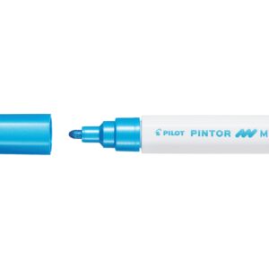 Dekoratyvinis žymeklis Pilot Pintor, 1,4mm, metalikos mėlynos spalvos