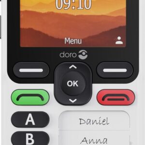Doro Leva X10 6,1 cm (2.4") 117 g Juoda, Balta Telefonas vyresnio amžiaus žmonėms - Image 3