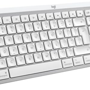 Logitech Master MX Keys S for Mac klaviatūra Biuras RD belaidis ryšys + „Bluetooth“ QWERTY JAV tarptautinė versija Aliuminis, Balta - Image 3