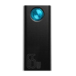 Powerbank Baseus Amblight 30000mAh, 4xUSB, USB-C, 65W juodos spalvos - Image 2