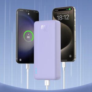 Baseus Airpow - 20 000 mAh 20 W galios išorinis akumuliatorius (violetinis) - Image 2