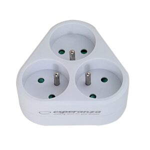 Esperanza ELK303W Elektros skirstytuvas 3 kištukiniai lizdai Baltas - Image 2