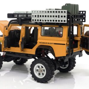 Amewi D90X28 Metall Scale Crawler gelb Radijo bangomis valdomas (RC) modelis Vikšrinis sunkvežimis Elektrinis variklis 1:28 - Image 3