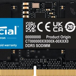 Crucial CT16G56C46S5 atminties modulis 16 GB 1 x 16 GB DDR5 ECC - Image 1