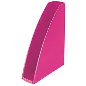 Dokumentų stovas Leitz Plus Wow, A4, 312x258x75mm, plastikinis, rožinės spalvos - Image 3