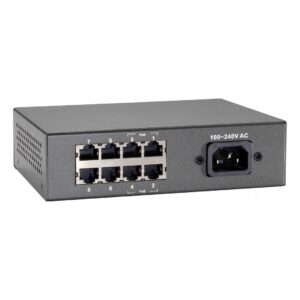 LevelOne FEP-0812 tinklo komutatorius Fast Ethernet (10/100) Maitinimas per Eternetą (PoE) Juoda - Image 2
