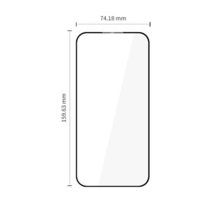 GRŪDINTAS STIKLAS Tech-Protect GLASS FIT+ 2-PACK ONEPLUS NORD 6 BLACK - Image 2