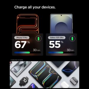 Spigen EE301EU-GAN ESSENTIAL 1 prievado tinklo įkroviklis 30W GUNMETAL - Image 3