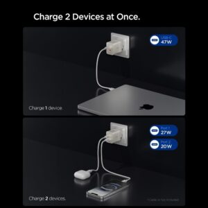 Spigen EE472EU-GAN ESSENTIAL 2 PRIEVADŲ TINKLO ĮKROVIKLIS 47W NATURAL TITANIUM - Image 3