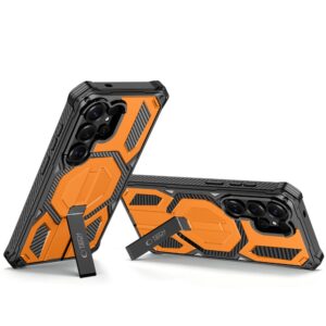 Tech-Protect MAGBLAST MAGSAFE + STIKLAS 2-PACK GALAXY S26 ULTRA JUODA/ORANŽINĖ - Image 2