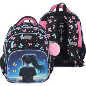 Kuprinė deVENTE Grade Butterfly Dreams 37x28x16cm, 16L, 700g