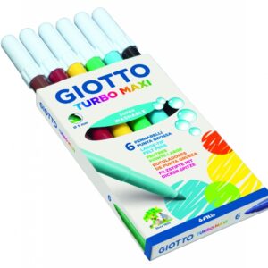 *Flomasteriai Fila Giotto Turbo Maxi, 6 spalvos - Image 2