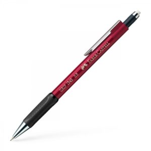 Automatinis pieštukas Faber-Castell 1345, 0.5mm metalizuotos raudonos spalvos