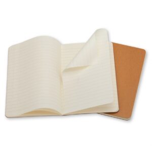 *Užrašų knygutė Moleskine Evernote 9x14cm, linijomis, minkštu viršeliu, 2vnt/pak, rudos spalvos - Image 3