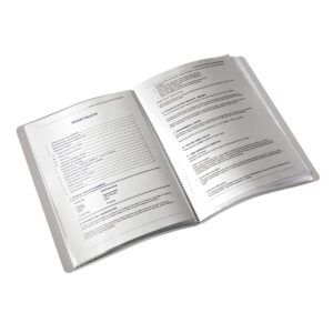Aplankas dokumentams Leitz Style PP, A4, 20 įmaučių, plastikinis, juodos spalvos - Image 3