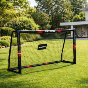 Futbolo vartai su tinklu 180x120x60 cm, MOVEPRO - Image 3