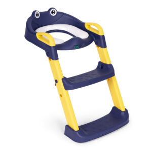 Vaikiška klozeto sėdynė su laipteliais ir kopetėlėmis, mėlyna, ECOTOYS - Image 3