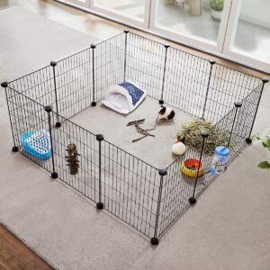Modulinis aptvaras smulkiems gyvūnams – žiurkėnams, jūrų kiaulytėms, graužikams, juodas - Image 3