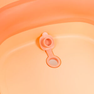 Children's bathtub foldable with drain Ecotoys pink - Image 3