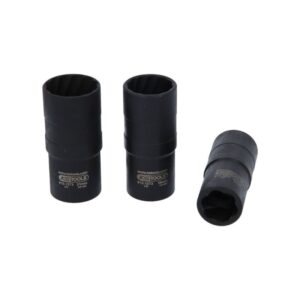 3-jų dalių galvutės sugadintiems varžtams KS TOOLS 17-21mm