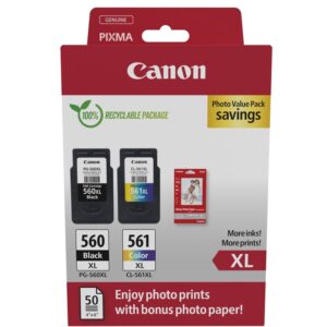 Canon 3712C008 rašalo kasetė 2 vnt Originalus Didelė (XL) išeiga Juoda, Žydras, Rausvai raudona, Geltona