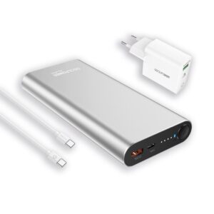 RealPower PB-20000PD Ličio-jonų (Li-Ion) 20000 mAh Aliuminis - Image 1