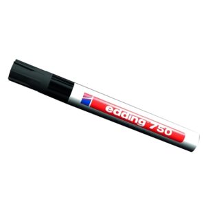 Žymeklis Edding 750 lako pagrindu, apvaliu galiuku, 2-4mm, juodos spalvos