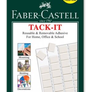 Montavimo kvadratėliai Faber-Castell Tack-It, 50g, baltos spalvos