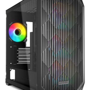 Sharkoon MK3 RGB „Micro Tower“ Juoda - Image 1