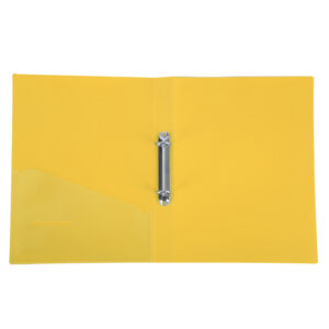 Plastikinis žiedinis segtuvas DELI Rio A4/2,8cm 2 žiedų, įvairių spalvų - Image 4