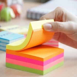 Lipnūs lapeliai Stick´N 21012, 76x76mm, 400 lapelių, įvairių ryškių spalvų - Image 4