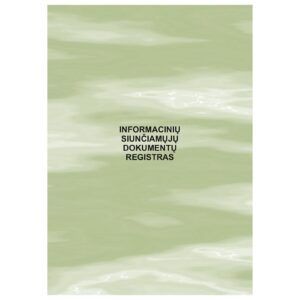 Informacinių siunčiamųjų dokumentų registras, 36 lapų - Image 3