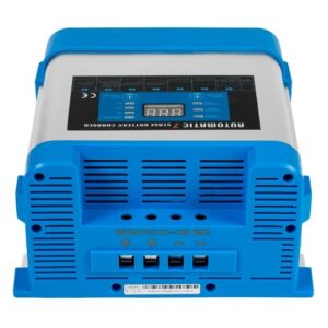 AZO Digital 24 V tinklo įkroviklis BC-20 PRO 10A akumuliatoriams (230V/24V) LCD ekranas 7 pakopų įkrovimas - Image 2