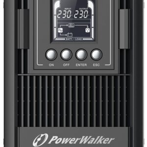 PowerWalker VFI 1000 AT FR nepertraukiamo maitinimo resursai (UPS) Dviguba konversija (prisijungus) 1 kVA 900 W 3 AC išvestis(ys / čių)