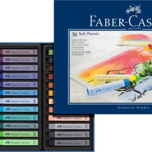 Pastelinės kreidelės Faber-Castell Goldfaber, 36 spalvos