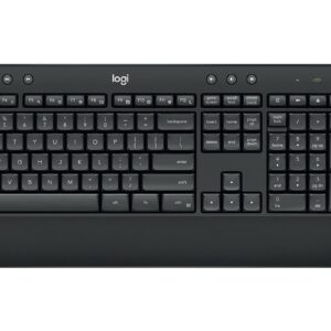 Logitech 920-008923 klaviatūra Pelė įskaityta Biuras Radijo dažnio belaidė QWERTY JAV tarptautinė versija Juoda - Image 3