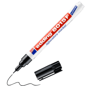 Laboratorinis žymeklis Edding 8015 F, 0,75 mm, juodas - Image 3