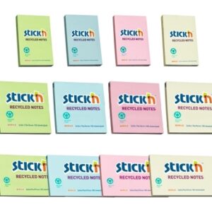 Lipnūs lapeliai Stick´N Eco 21407, 38x51mm, 12x100 lapelių, 3 pastelinių spalvų - Image 3