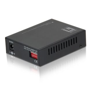LevelOne GVT-2000 tinklo medijos keitiklis 1000 Mbit/ai Keli režimai Juoda - Image 2