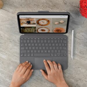 Logitech 920-011441 mobiliojo įrenginio klaviatūra QWERTY Anglų (JK) Smart Connector Pilka - Image 2