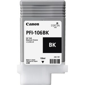 Canon PFI-106 BK rašalo kasetė 1 vnt Originalus Foto juoda - Image 1