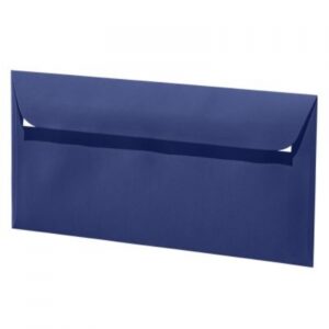 Dekoratyvinis vokas Paper Poetry C65, 114x224mm, 100g, tamsiai mėlynos spalvos, 1vnt