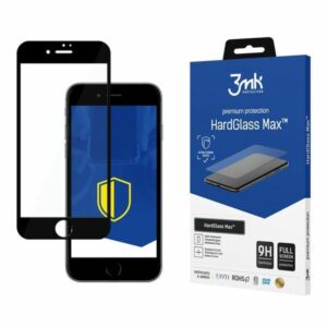 3MK HardGlass Max Apple iPhone 8 black, FullScreen Glass