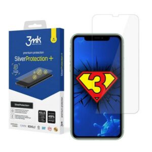 3MK Silver Protect+ Apple iPhone 11/Apple iPhone XrAntimicrobial Film with Wet Installation - Image 1