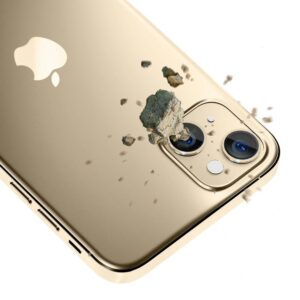 3MK Lens Protection Pro Apple iPhone 14 6,1" gold Camera lens protection with mounting frame 1szt. - Image 3