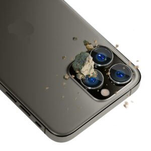 3MK Lens Protection Pro Apple iPhone 14 Pro /14 Pro Max graphite Camera lens protection with mounting fram - Image 3