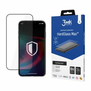 3MK HardGlass Max Apple iPhone 14 Pro Max 6,7" black, FullScreen Glass