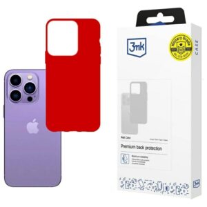 3MK Matt Dėklas Apple iPhone 14 Pro Max 6,7" strawberry