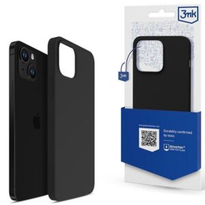 3MK Silicone Dėklas Apple iPhone 14 Plus / 15Plus 6.7" juodos spalvos