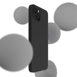 3MK Silicone Dėklas Apple iPhone 14 Plus / 15Plus 6.7" juodos spalvos - Image 2